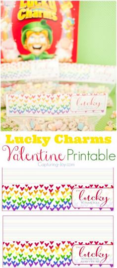 
                    
                        Lucky Charms Valentine Free Printable on Capturing-Joy.com
                    
                