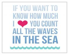 
                    
                        Count all the Waves in the Sea - Cute Print
                    
                