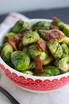 
                    
                        Brussels Sprouts with Horseradish-Honey Mustard Glaze and Bacon
                    
                