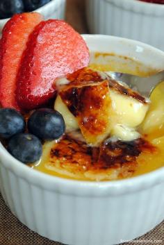 Creme Brulee from Martha Stewart's Cooking School - Foxes Loves Lemons