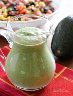 
                    
                        Zesty Avocado Cilantro Buttermilk Dressing
                    
                