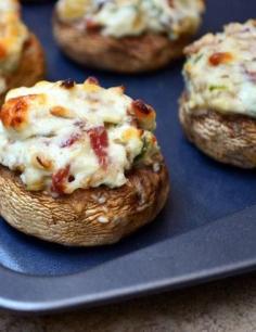 
                    
                        Bacon and Cream Cheese Stuffed Mushrooms
                    
                