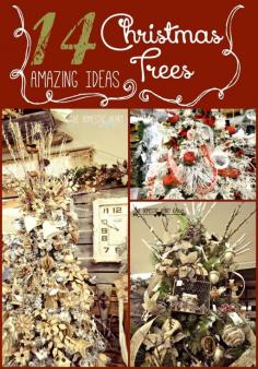 
                    
                        Do you need a little inspiration for trimming your tree this year? Here's 14+ amazing Christmas tree decorating ideas from TheDomesticHeart.com
                    
                