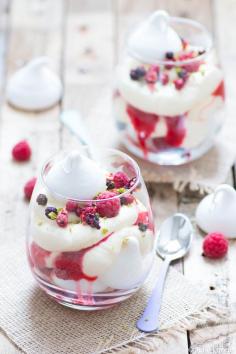 Eton mess aux framboises