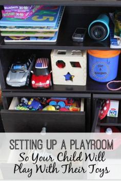 
                    
                        Tips for setting up your playroom so your child will play with their toys.
                    
                