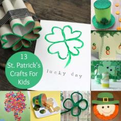 You're in Luck: 13 St. Patrick's Day Crafts for Kids - diycandy.com #kids #diy #crafts #stpatricks