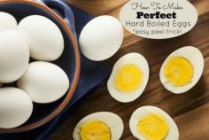 
                    
                        How to make the perfect hard boiled eggs!  Easy peel trick!
                    
                