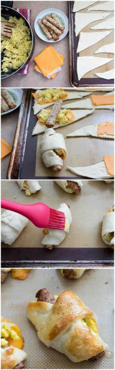 
                    
                        Sausage, Egg and Cheese Breakfast Roll-Ups
                    
                