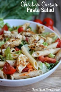 
                    
                        Chicken Caesar Pasta Salad
                    
                