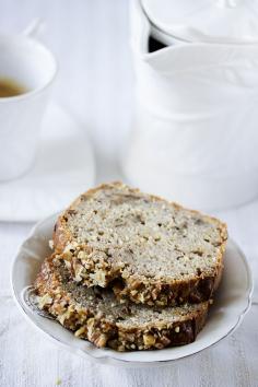 
                    
                        wholewheat banana bread with honey
                    
                