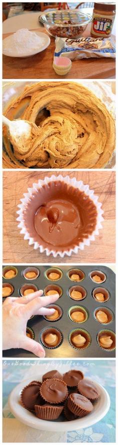 Homemade Reeses Peanut Butter Cups...  Oh no!!!