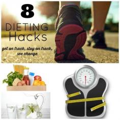 
                    
                        Looking to get in shape and get fit this year?  These dieting hacks will help you get on track, stay on track and meet your goals!
                    
                