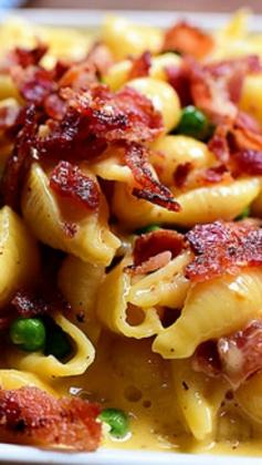 
                    
                        Shells & Cheese (with Bacon & Peas) ~ Pioneer Woman Cooks recipe
                    
                