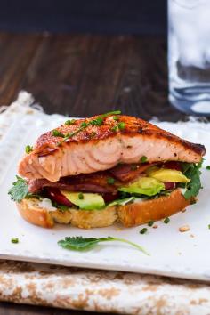 
                    
                        Open Faced Salmon Avocado BLT Sandwiches
                    
                