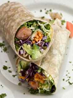 
                    
                        Teriyaki Chickpea Salad Wrap #glutenfree
                    
                