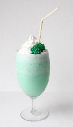 
                    
                        Homemade shamrock shake for St. patrick's Day #recipe #green  skiptomylou.org
                    
                