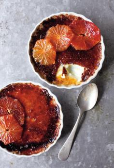 Creme Brulee with Caramelized Blood Oranges Recipe