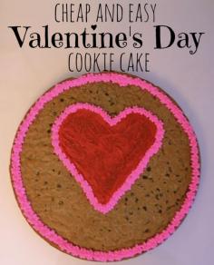 
                    
                        Cheap and Easy Valentine's Day Cookie Cake
                    
                