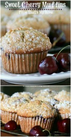 For Josh: Sweet Cherry Muffins