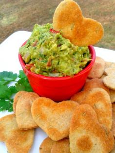 
                    
                        I Would Do Anything for Guac Recipe with Heart Shaped Homemade Crackers - Yum. from Secret Live of a Betty Crocker Wannabe #LoveOneToday
                    
                