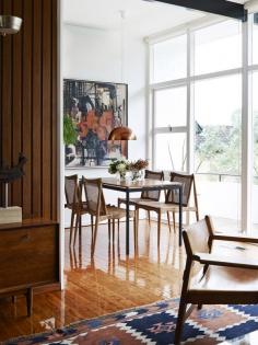 
                    
                        The Sydney home of comedian Tim Ross, his wife Michelle and their kids Bugsy and Bobby! Photo – Eve Wilson, production – Lucy Feagins / thedesignfiles.net
                    
                