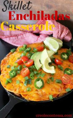 
                    
                        Skillet Enchiladas Casserole
                    
                