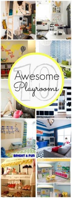 10 Awesome Playroom Ideas - Classy Clutter