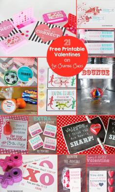 
                    
                        21 Free Printable Valentines on The Crafting Chicks
                    
                