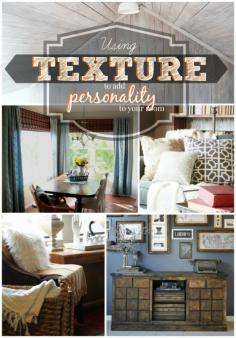 
                    
                        Using texture to add personality to a room. Remodelaholic .com.com #spon #texture #decor #personality
                    
                