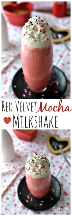
                    
                        Red Velvet Mocha Milkshake. OMG does this look amazing!!!!
                    
                