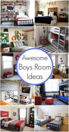 10 Awesome Boy's Bedroom Ideas   #boy #room #ideas #home