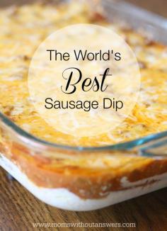 
                    
                        This World's Best Sausage Dip is sure to be a party favorite. Quick and easy recipe will be your new party go to that your friends will beg for.
                    
                