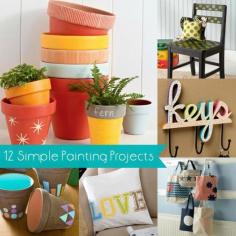 
                    
                        12 easy painting projects! Perfect for beginners, even if you've never picked up a paint brush.
                    
                