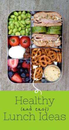 
                    
                        Need some ideas for healthy lunches? Look no further! Tons of healthy, easy, and quick lunch ideas with photos.
                    
                