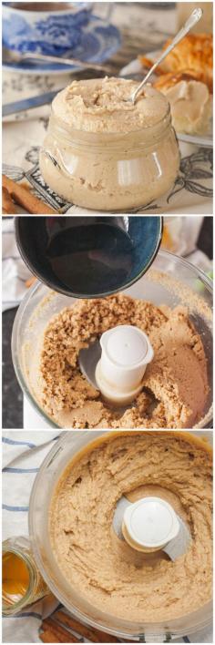 
                    
                        Homemade cashew butter and so much healthier flavoured with cinnamon and sweetened with honey.
                    
                