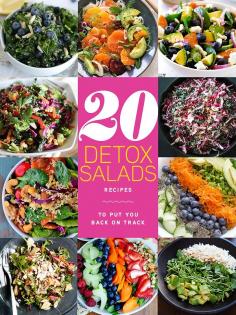 
                    
                        20 Detox Salads to Put You Back On Track | foodiecrush.com
                    
                