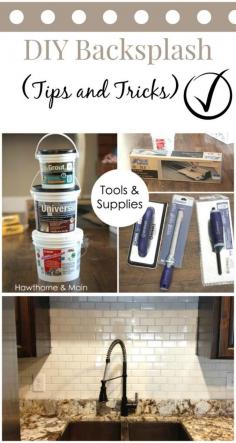 
                    
                        Ever thought about tiling your own back splash.  Come see how our very first tiling job went!! Let me just say that I will be tiling again soon!! Check out all the details!!
                    
                