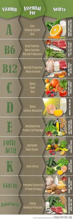 
                    
                        What vitamins are good for - Health - Health  & Fitness -  Health & Nutrition - Nutrition - Nutrition Infographics - Holistic - Organic - Organic Food - Whole Foods - Health Foods - Healthy Foods - Healthy Lifestyle - Wellness - All Natural Foods - Check in with Your Spiritual Health at www.DeniseDivineD... - Get Your FREE Feng Shui Design Tips at www.DeniseDivineD...
                    
                