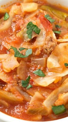 
                    
                        Unstuffed Cabbage Roll Soup ~ Incredibly easy and the flavor is out-of-this-world!
                    
                