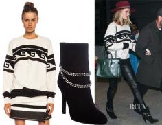
                    
                        Rosie Huntington-Whiteley’s Isabel Marant Samuel Surround Knit Polyamide-Blend Pullover
                    
                