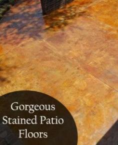 
                    
                        Gorgeous Stained Patio Floors
                    
                