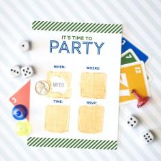 
                    
                        Scratch Off Invitation. One of many party invitation ideas.
                    
                