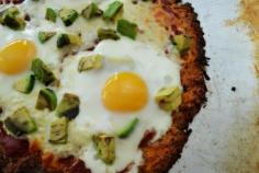 
                    
                        Avocado-Egg Pizza with Sweet Potato Crust (gluten free!)
                    
                