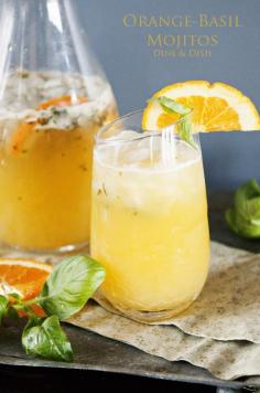 
                    
                        Orange-Basil Mojito Recipe - dineanddish.net
                    
                