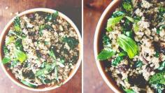 quinoa + kale salad