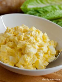 Classic Egg Salad - A Family Feast Because I have some boiled eggs to use up