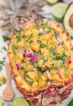 
                    
                        It’s National Chip & Dip Day! Celebrate with this fresh pineapple, avocado, and tequila salsa. It’s easy to make, fun to eat, and you only get kinda drunk. Let the drunk dialing begin!
                    
                
