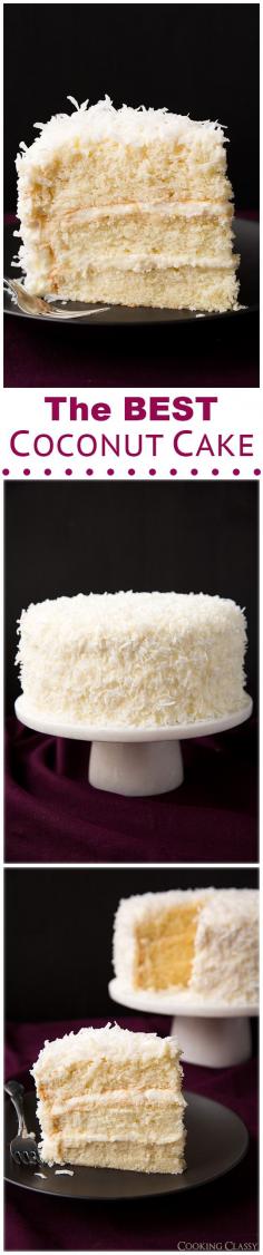 
                    
                        Coconut Cake - this is hands down the BEST coconut cake I've ever had!! It has gotten great reviews, you can read them below the recipe.
                    
                