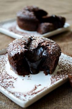 
                    
                        Molten Chocolate Lava Cake. Rich, chocolaty and ooey gooey. Ready within 30 minutes! | giverecipe.com | #cake #chocolate #dessert
                    
                