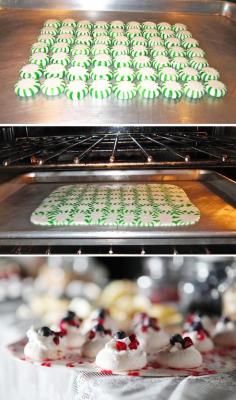 
                    
                        You'll definitely want a peppermint tray to serve all of your desserts on....
                    
                